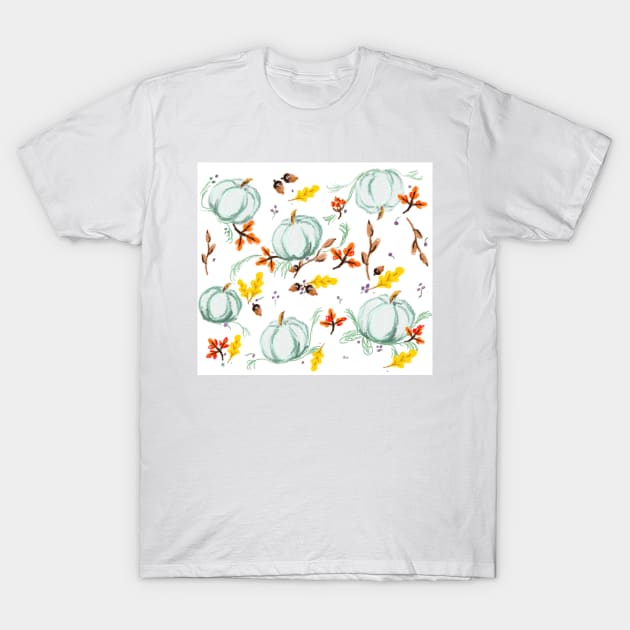 White Pumpkin T-Shirt by Susan1964